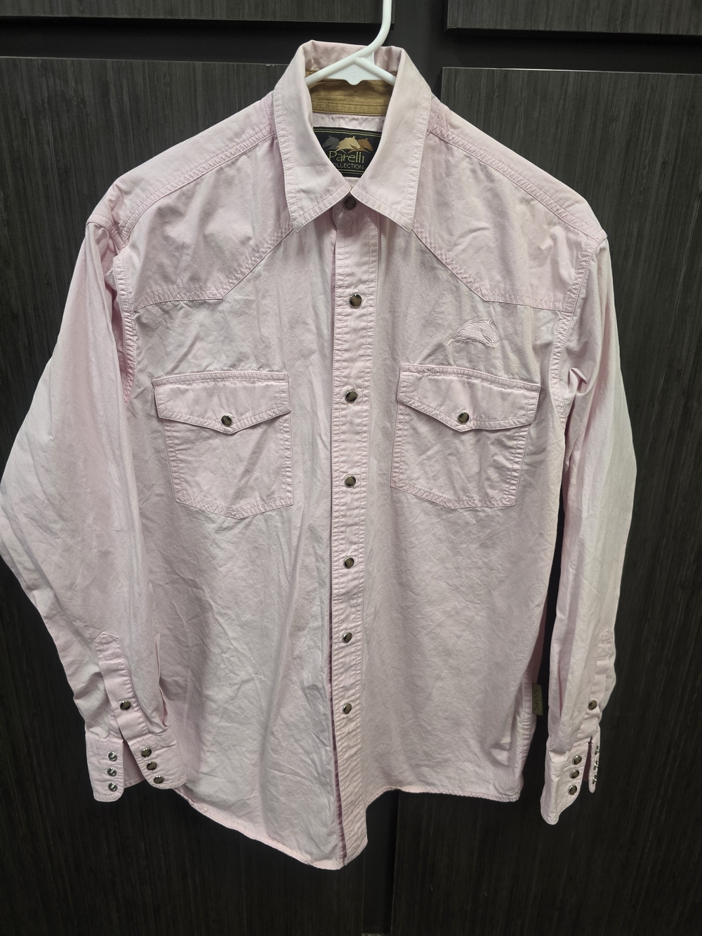 Parelli Collection Men's Small Pink Western Snap Shirt